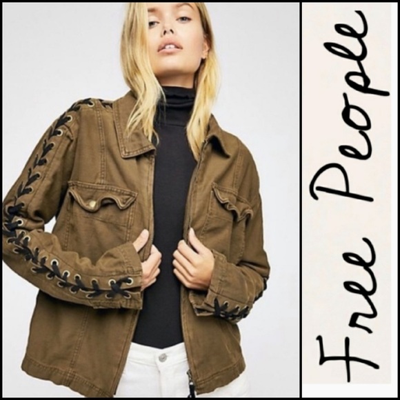Free People Jackets & Blazers - Free People Faye Military Jacket